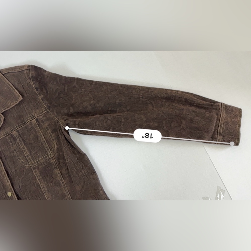 Equestrian 
Brown Women's Button-Front Jacket - Picture 14 of 16